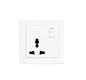ABB Concept BS 13A MF Socket with Switch