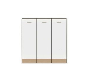 HEE Lotus XL 3 Gang 1 Way Switch