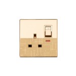 HEE Marigold 13A 3pin Flat socket with switch