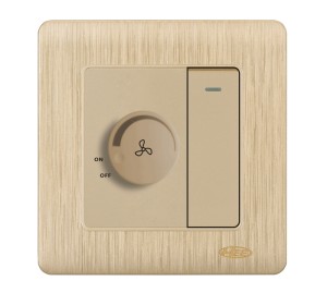 HEE Rose Gold Fan Dimmer with Switch