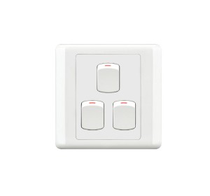 HEE New Classic 3 Gang 1 Way Switch