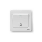 HEE Rose White Bell Press Switch