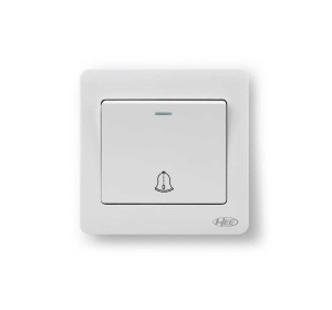 HEE Rose White Bell Press Switch